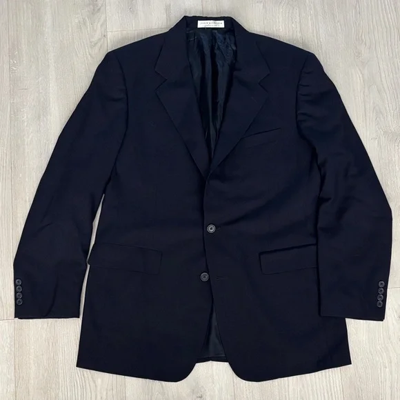 🔥BUNDLESALE Men's 46R John W Nordstrom Navy Blue Blazer Sports Jacket