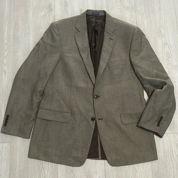 🔥BUNDLESALE Mens 44L Stafford classic fit sports coat suit jacket blazer