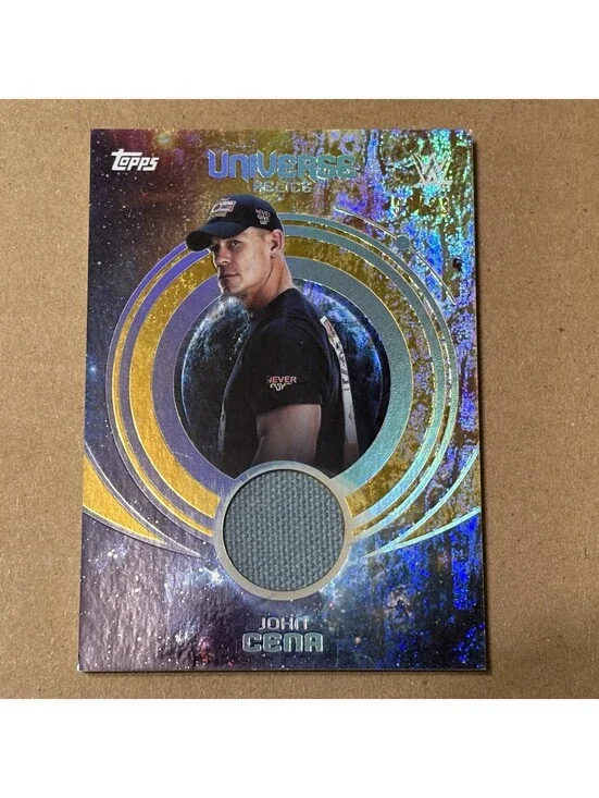 2025 Topps Universe WWE John Cena #UNR-JCE Universe Relics #/99