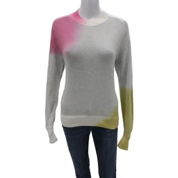 Zadig & Voltaire Unisex Gray Graphic Crew Neck Cotton Pullover Sweater Size XS