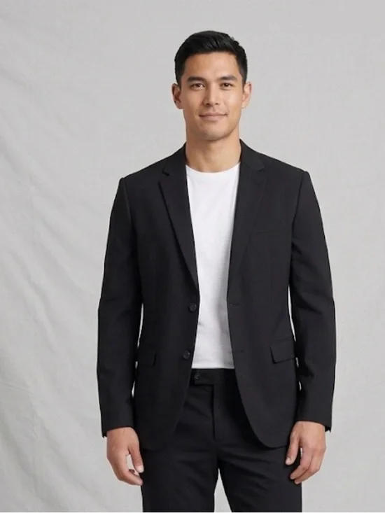 FF.LA Five Four Los Angeles Men’s Nomad Blazer Black Size L NWT(A817)