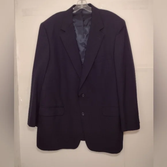 Esquire Neckwear Navy Men's Blazer Size (46.L)