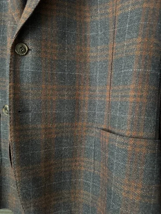 Jos A Bank plaid wool sport coat