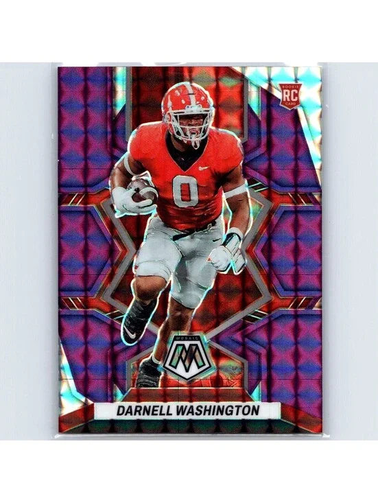 2023 Panini Mosaic Draft Picks - Darnell Washington Rookie #26 - /49