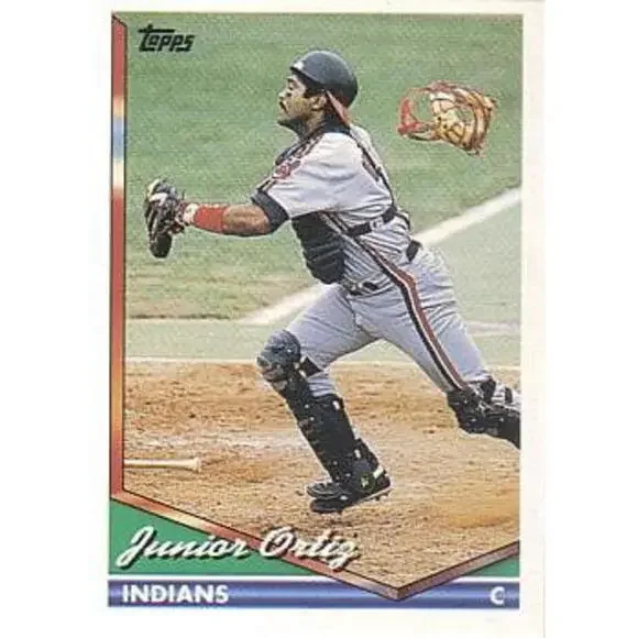 1994 Topps Junior Ortiz # 423 Cleveland Indians