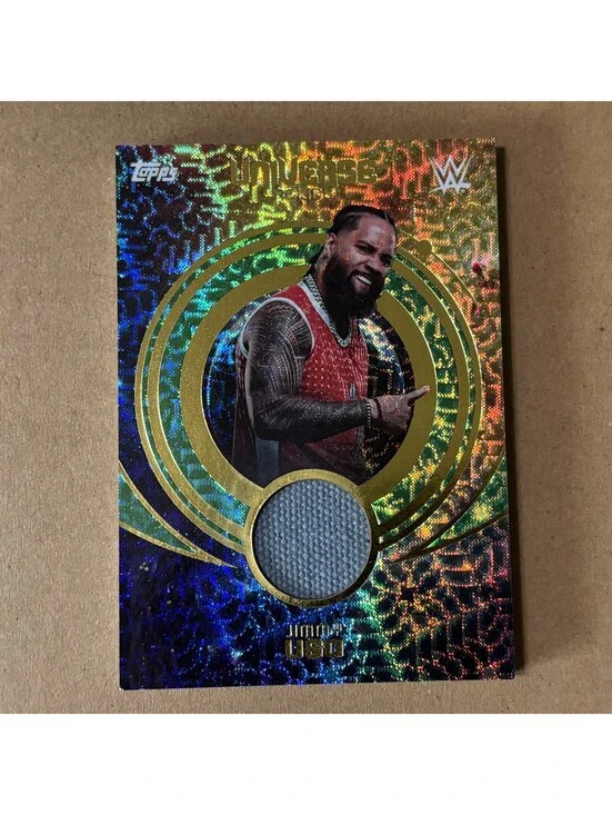 2025 Topps Universe WWE Jimmy Uso #UNR-JIU Universe Relics /199