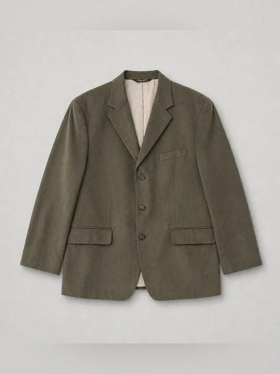 Jos. A. Bank Olive Green Suede Sport Coat