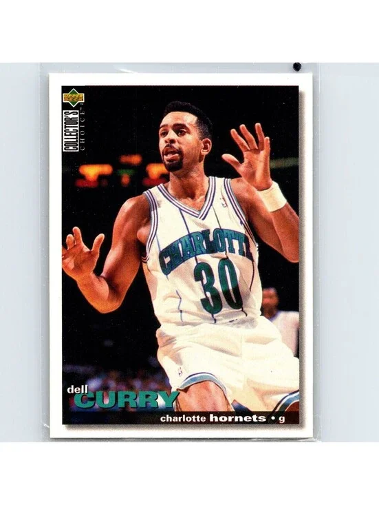 1995-96 Collector's Choice Dell Curry #26 Charlotte Hornets