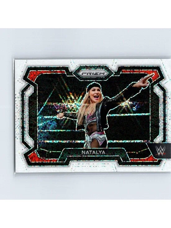 2024 Panini Prizm WWE Natalya #15 White Sparkle Prizms