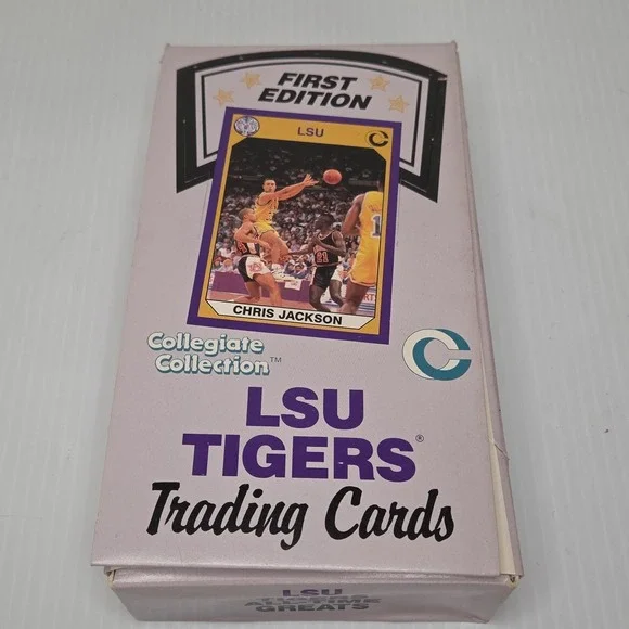 1990 LSU Tigers Collegiate Collection First Edition Wax Box - Maravich, Jackson