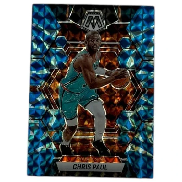 2022-23 Panini Mosaic - Reactive Blue Mosaic‎ Prizm #77 Chris Paul