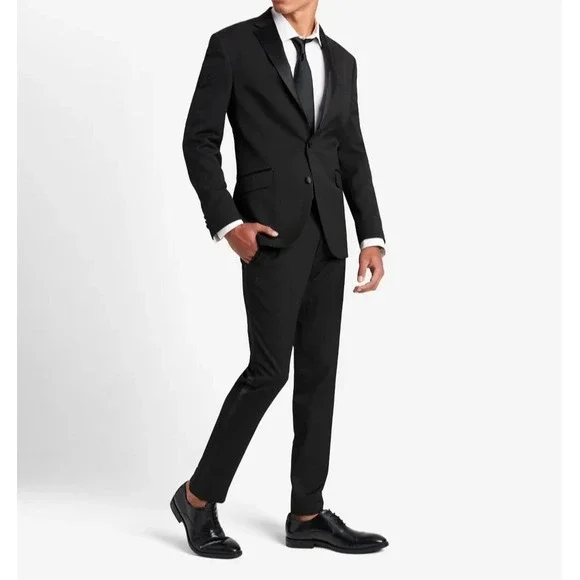 Kenneth Cole Men Slim-Fit 2-pc Tuxedo Suit Jacket 38S Pants 31W 30L‎
