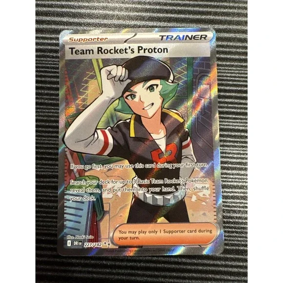 Team Rocket's Proton 227/182 Sv10: Destined Rivals Holo