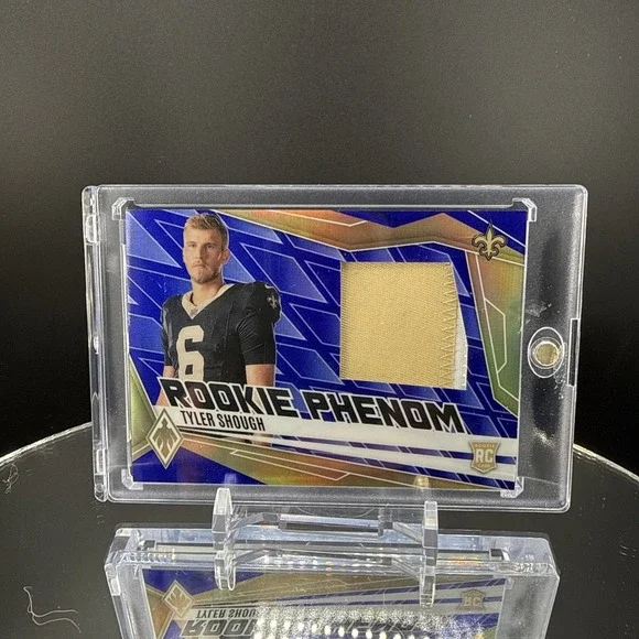2025 Panini Phoenix - Rookie Phenom Tyler Shough #PAP-TSH Blue /199 (MEM, RC)