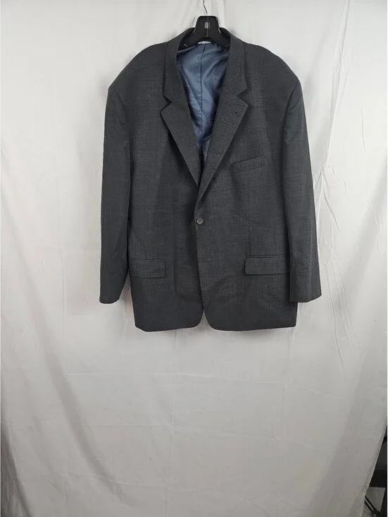 Oak Hill Perfect Fit Gray Men's Suit Jacket 52 R Regular