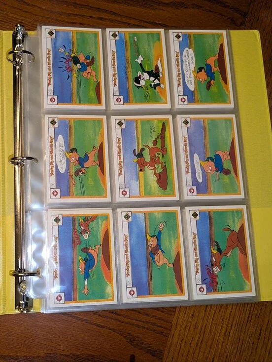 100 Looney Tunes MLB Cards Binder 🔥 1992 Upper Deck Comic Ball Baseball