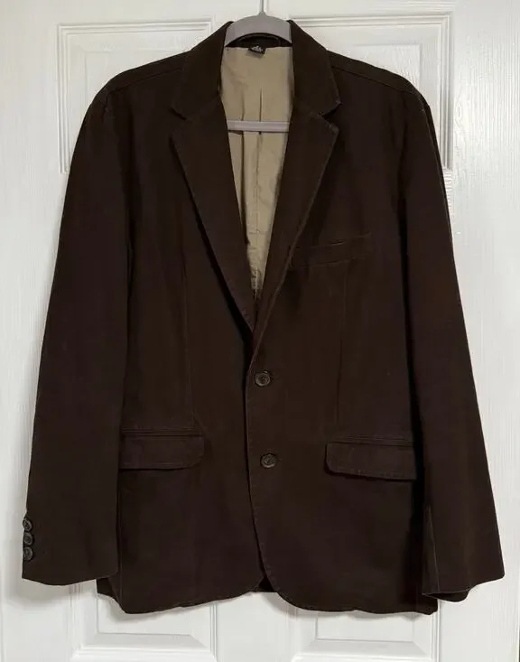 Vintage Old Navy Brown Classic Tailored Fit Sportscoat Blazer Size Medium