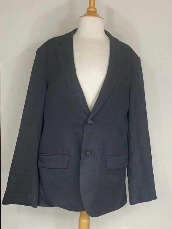 NWOT NEW Bluffworks Men's Gotham Gray Classic Fit Gramercy Blazer Size 44R