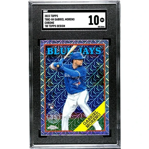 2023 Topps 88 Chrome Mojo Refractor T88C-84 (RC) Gabriel Moreno SGC 10 GEM