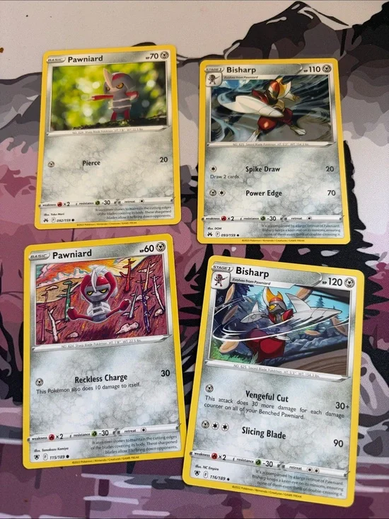 Pawniard & Bisharp Evolution Collection Lot | Crown Zenith & Astral Radiance