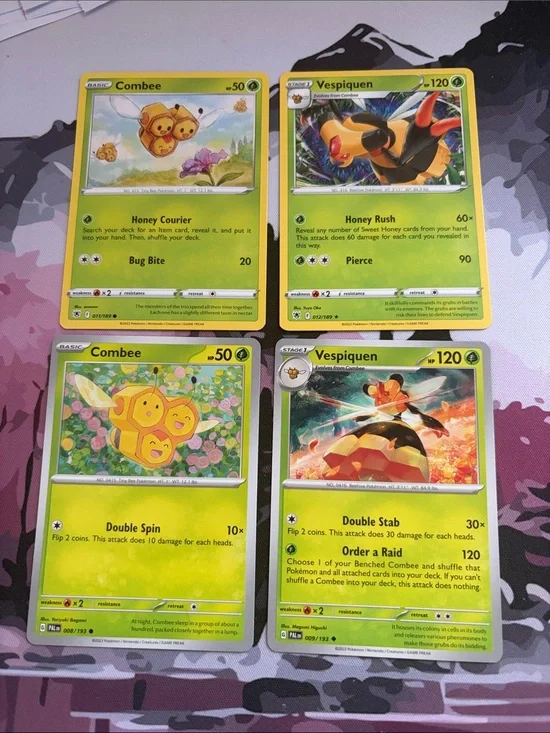Combee & Vespiquen Evolution Lot | Astral Radiance + Paldea Evolved | ✨5/$25✨