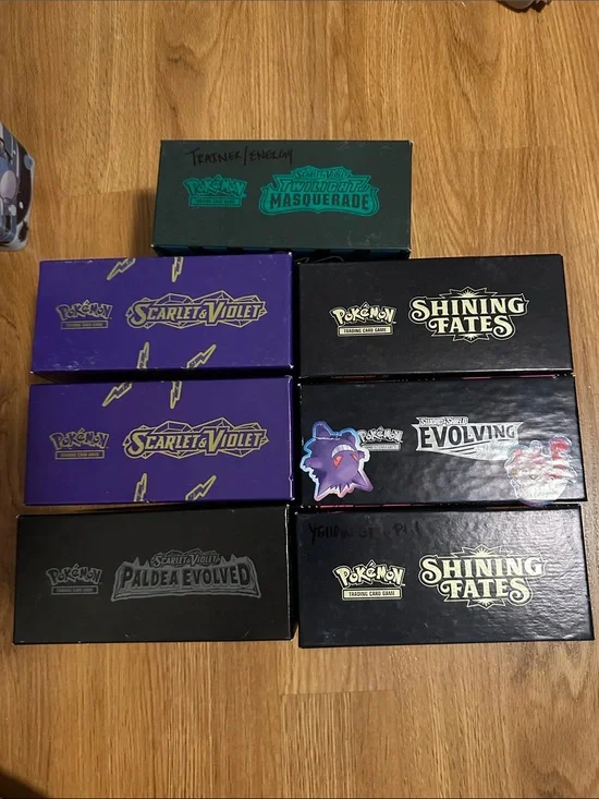 Trading Card Game Storage Boxes - EMPTY BOXES ONLY