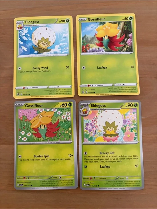 Gossifleur & Eldegoss Evolution Lot | Fusion Strike & Stellar Crown | ✨5/$25✨