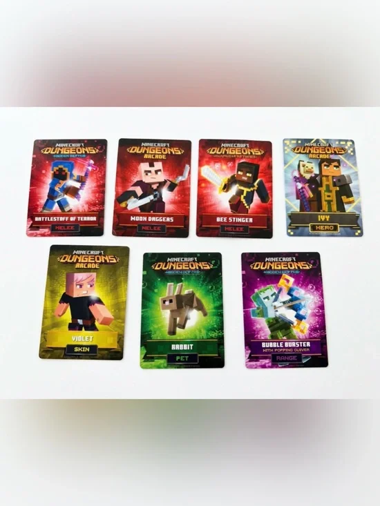 Minecraft  Dungeons  Collectible Cards - Assorted Colors