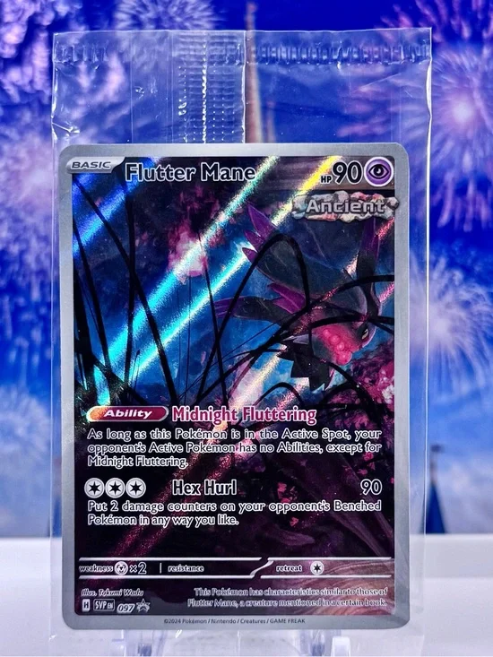 Pokémon TCG Flutter Mane 097 SV: Scarlet & Violet Black Star Promo Holo SEALED