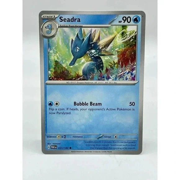 Seadra 031/182 Scarlet &‎ Violet Paradox Rift Pokemon TCG Non Holo Mint Unplayed