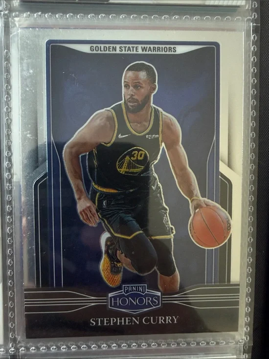 Stephen Curry Golden State Warriors Basketball Card - Black/Gold