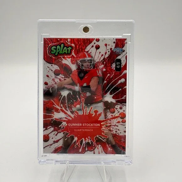 Gunner Stockton‎ 2025 Wild Card Splat Red Serial Numbered 4/9 SBRED02-GS QB