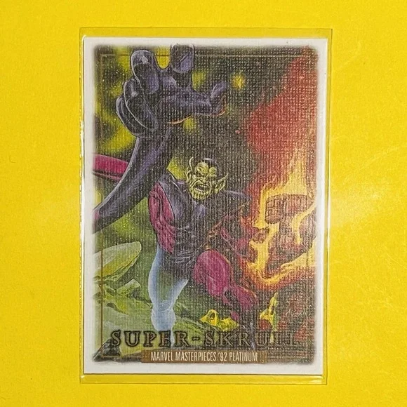 2024 Upper Deck Marvel Masterpieces '92‎ Platinum Super-Skrull Canvas 84 Card