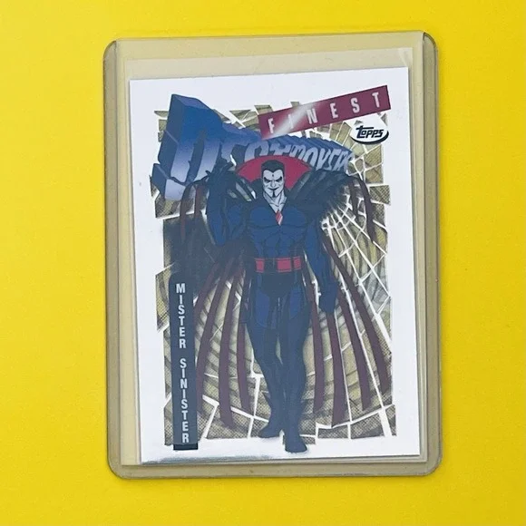 2025 Topps Finest Marvel Mister‎ Sinister Destroyers Gold Rare #89