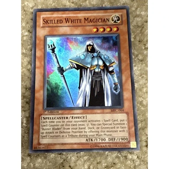 Skilled White‎ Magician mfc-064 1st Edition (NM) Super Rare Yu-Gi-Oh! Holo