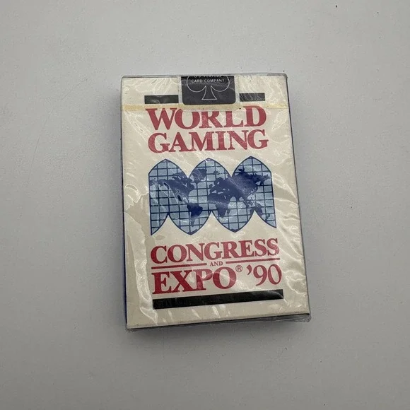 Vintage World Gaming Congress Expo 90‎ Playing Cards U.S. Playing Card Co New