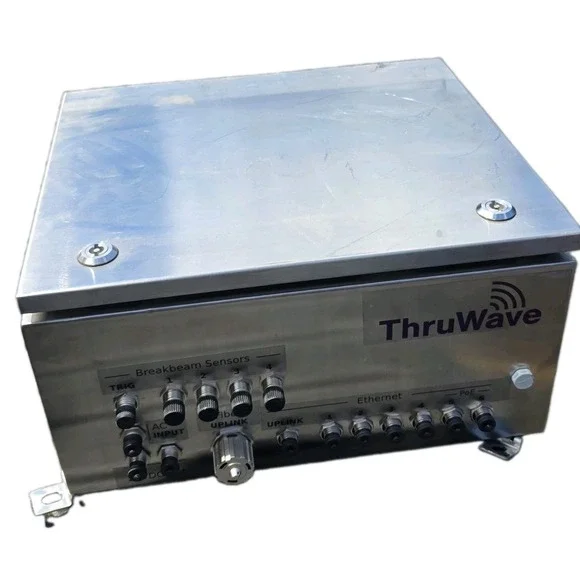 Electronics box. Stainless steel, size 16x14x8, used.