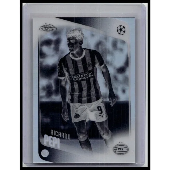 2025-26 Topps Chrome UEFA Ricardo Pepi #106 PSV Eindhoven Negative Refractor