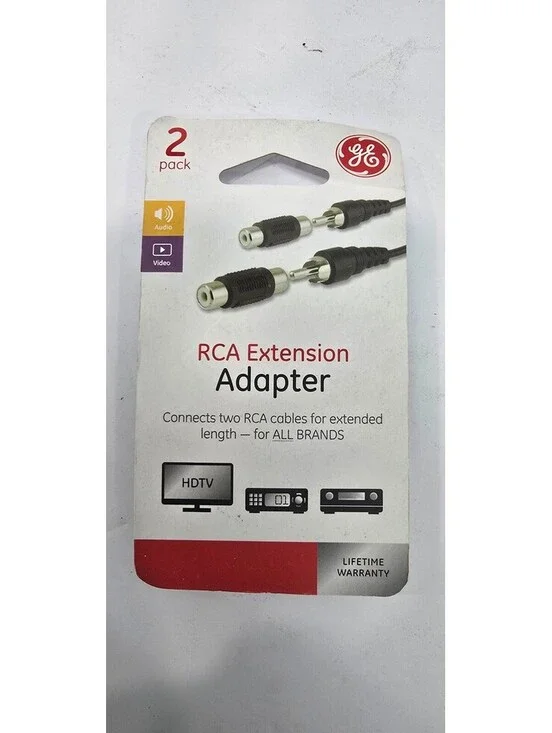 GE RCA Extension Adapter 2 Pack