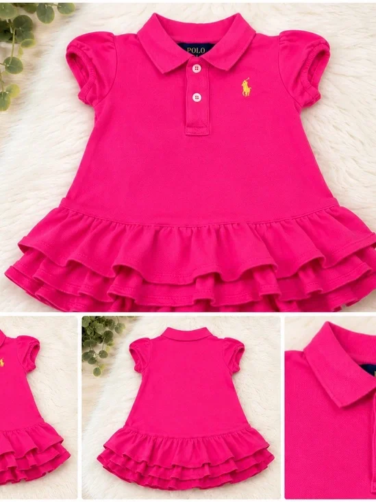 Ralph Lauren, hot pink dress size 24 months