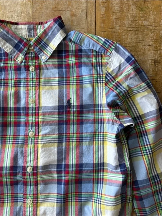 Ralph Lauren Boys Plaid Shirt M(10-12)