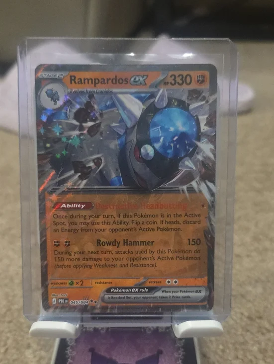 Rampardos EX  (045/084)Holographic Pokémon Card