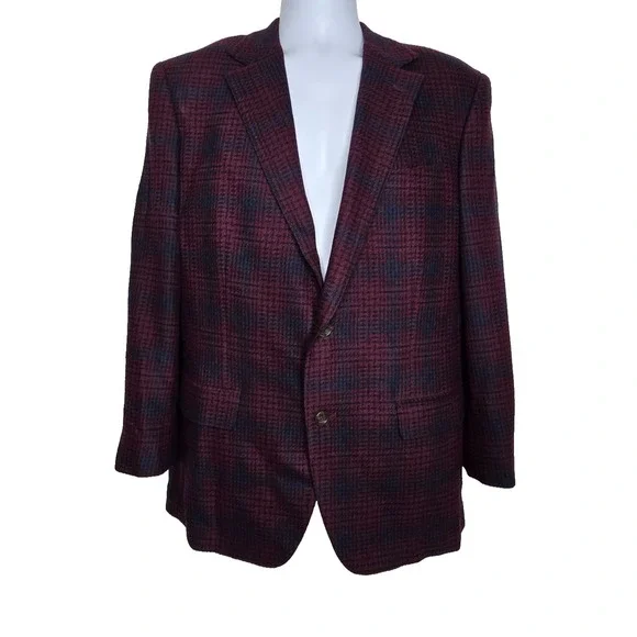 Bonobos Leomaster Capritex Standard Fit Blazer Sport Coat Men's 42R Burgundy