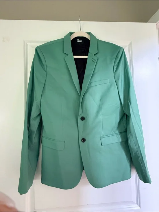 The Kooples Mint Green 100% Wool Blazer Men’s EU 48 NWT