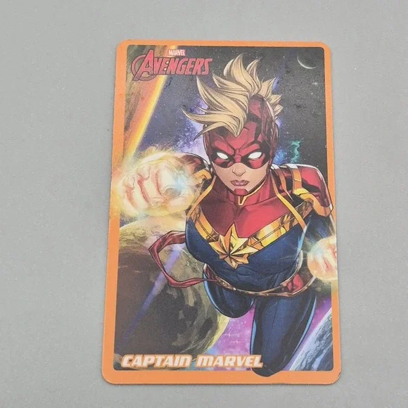 Marvel Avengers Captain Marvel Arcade Game Card Andamiro 047 Carol Danvers