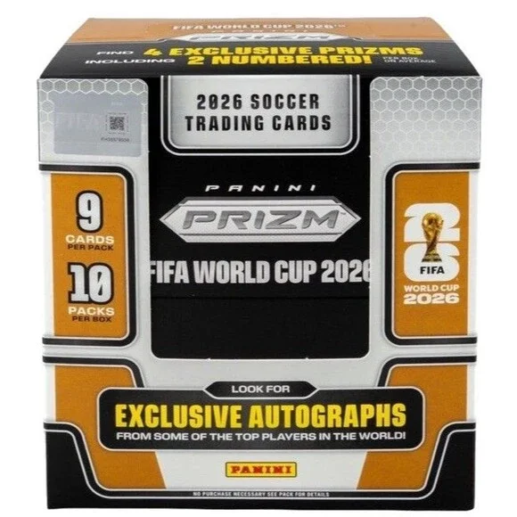 2026 Panini Prizm World Cup Soccer Hobby PreferredTrading Cards Box New