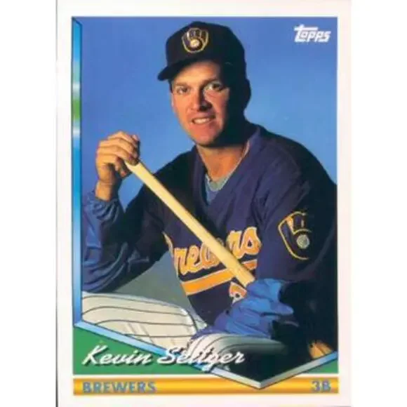 1994 Topps Kevin Seitzer # 411 Milwaukee Brewers