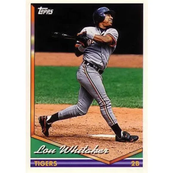1994 Topps Lou Whitaker # 410 Detroit Tigers