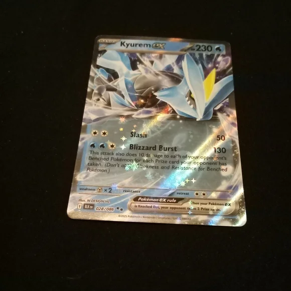 Pokemon Kyurem ex 028/086 SV: Double Rare Black Bolt Holo