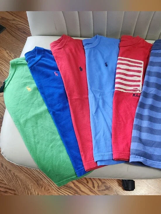 Ralph Lauren Kids Short Sleeve Tee Size 5 Bundle